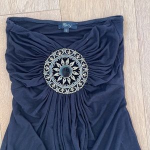 Sky Strapless Maxi Dress